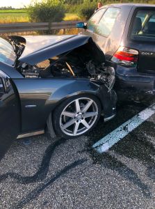 Unfall auf der Autobahn